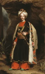 Le capitaine Colin Mackenzie en tenue afghane, c.1842